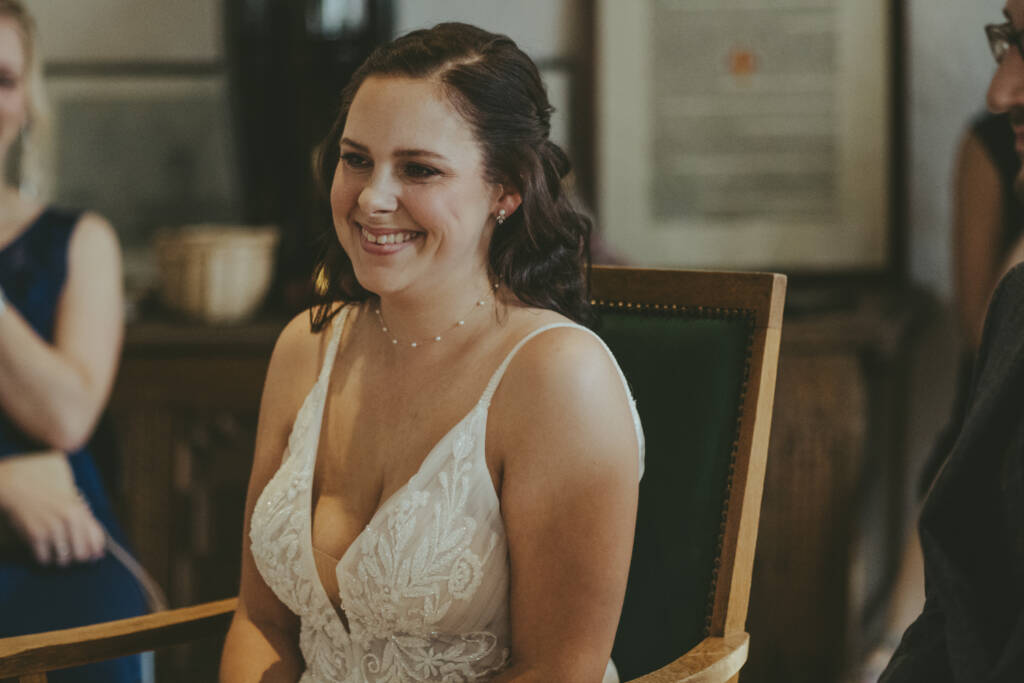 Brautpaar im Sonnenuntergang bei der Hochzeit am Averdunkshof in Neukirchen-Vluyn